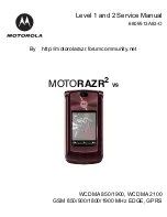 Motorola MOTORAZR2 V9 Service Manual предпросмотр