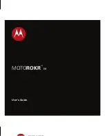 Motorola MOTOROKR E8 User Manual preview