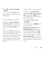 Preview for 23 page of Motorola MOTOROKR E8 User Manual