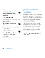 Preview for 76 page of Motorola Motorokr U9 User Manual