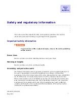 Preview for 3 page of Motorola Motorola PTP 250 User Manual