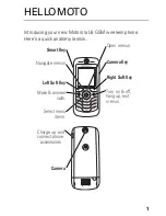 Preview for 3 page of Motorola MOTOSLVR L6 Manual