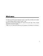 Preview for 2 page of Motorola MOTOSTART H3 User Manual