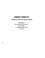 Предварительный просмотр 18 страницы Motorola MOTOSTART H3 User Manual