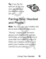 Preview for 21 page of Motorola MOTOSTART HS815 Start Here Manual