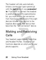 Preview for 24 page of Motorola MOTOSTART HS815 Start Here Manual