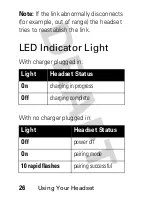 Preview for 28 page of Motorola MOTOSTART HS815 Start Here Manual