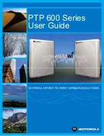 Motorola MotoWI4 PTP 600 Series User Manual preview