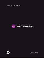 Предварительный просмотр 60 страницы Motorola MOTOZINE 68004018058 Getting Started Manual