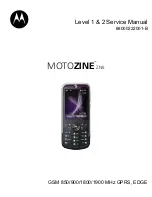 Motorola MOTOZINE ZN5 Service Manual preview
