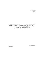 Предварительный просмотр 3 страницы Motorola MPC860 PowerQUICC User Manual