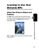 Preview for 40 page of Motorola MPx User Manual