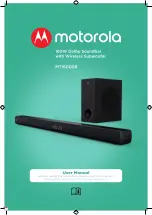 Preview for 1 page of Motorola MT160DSB User Manual