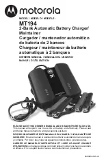 Motorola MT194 Owner'S Manual preview
