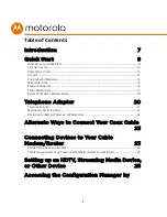 Preview for 4 page of Motorola MT7711 User Manual