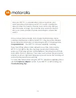 Preview for 13 page of Motorola MT7711 User Manual