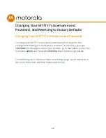 Preview for 69 page of Motorola MT7711 User Manual