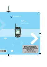 Motorola MTC100 TETRA Feature User Manual preview