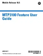 Motorola MTP3100 User Manual preview