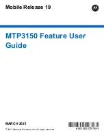 Motorola MTP3150 Feature User Manual предпросмотр