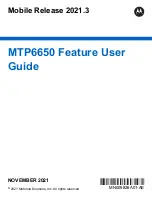 Предварительный просмотр 1 страницы Motorola MTP6650 Feature User Manual