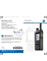 Предварительный просмотр 1 страницы Motorola MTP6750 Quick Start Manual