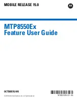 Motorola MTP8000Ex Series Feature User Manual preview