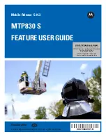 Motorola MTP830 S Feature User Manual предпросмотр