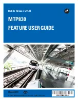 Preview for 1 page of Motorola MTP830 User Manual