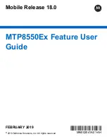 Motorola MTP8550Ex Feature User Manual preview