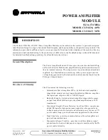 Preview for 169 page of Motorola MTR2000 T5544 Instruction / Field Service Manual