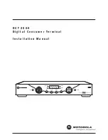 Предварительный просмотр 1 страницы Motorola Mts-2000 Installation Manual