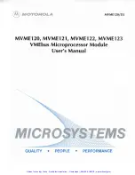 Preview for 2 page of Motorola MVME120 User Manual