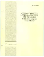 Motorola MVME135 User Manual preview