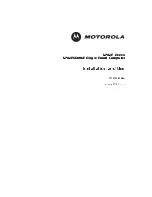 Preview for 1 page of Motorola MVME55006E Installation And Use Manual