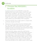 Preview for 6 page of Motorola MX1200 Quick Start Manual