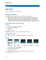 Preview for 104 page of Motorola MXP600 Feature User Manual