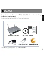 Предварительный просмотр 3 страницы Motorola Netopia 2241N-VGx User Manual