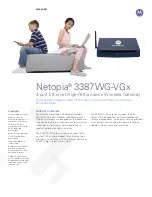 Motorola Netopia 3387WG-VGx Datasheet preview