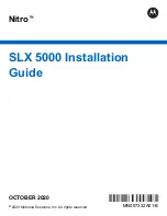 Motorola Nitro SLX 5000 Installation Manual предпросмотр