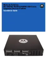Motorola NX-4500 Series Installation Manual preview