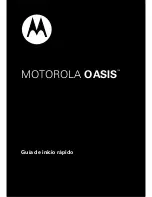 Предварительный просмотр 31 страницы Motorola OASIS Quick Start Manual