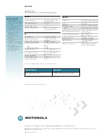 Предварительный просмотр 2 страницы Motorola Omnistar GX2-DM1000B10/CH Series Datasheet