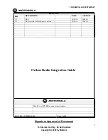 Motorola Orthus Manual preview