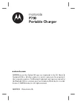 Motorola P790 Manual предпросмотр