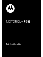 Preview for 73 page of Motorola P793 Quick Start Manual