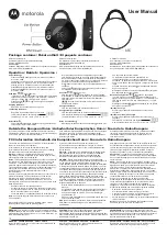 Preview for 1 page of Motorola PB340 User Manual