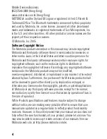 Preview for 4 page of Motorola PEBL U6 Manual