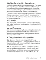 Preview for 11 page of Motorola PEBL U6 Manual