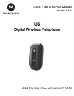 Preview for 1 page of Motorola PEBL U6 Service Manual